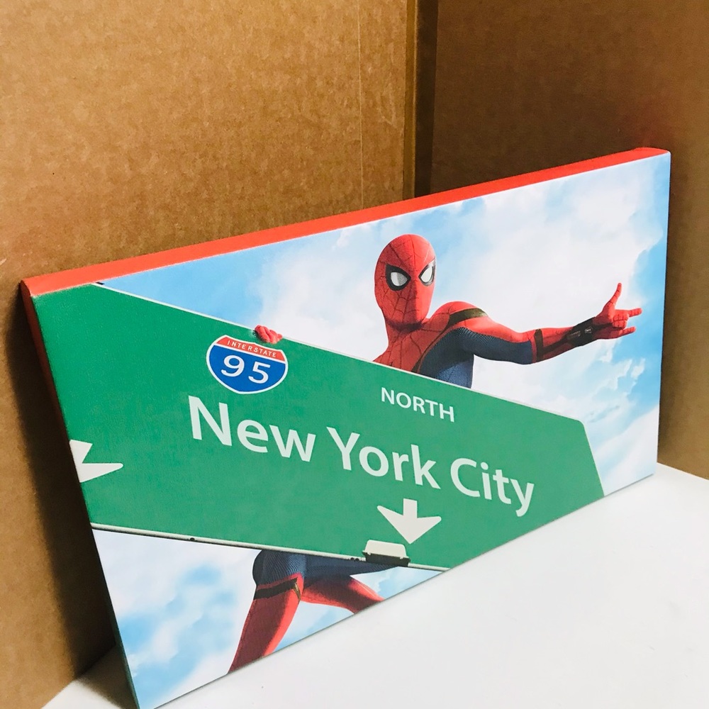 Spiderman in Newyork City canvas print wallart